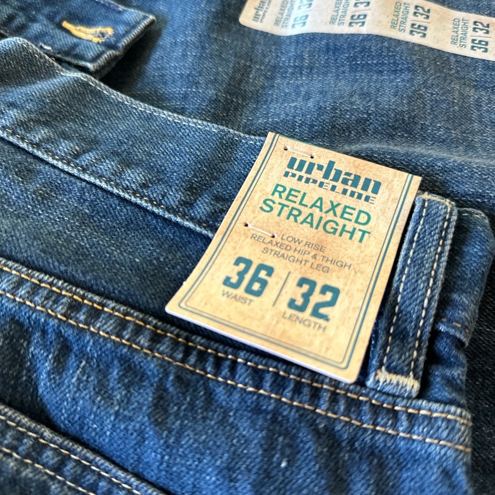 Urban Pipeline Relaxed Blue Jeans